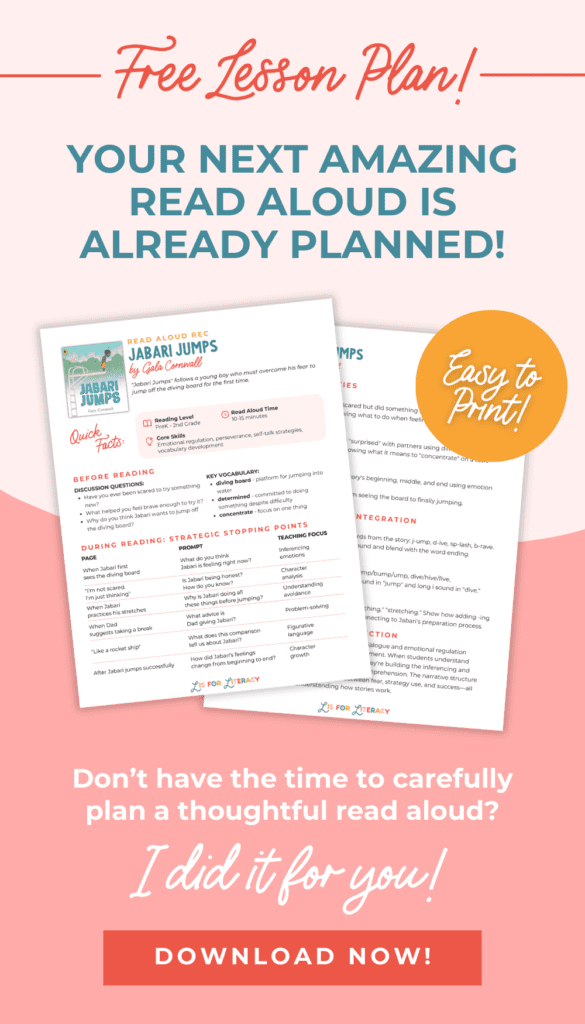 Jabari Jumps Lesson Plan