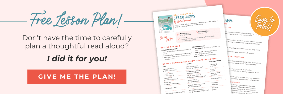 Jabari Jumps Lesson Plan