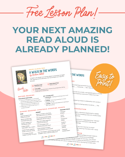 A Walk in the Words Lesson Plan