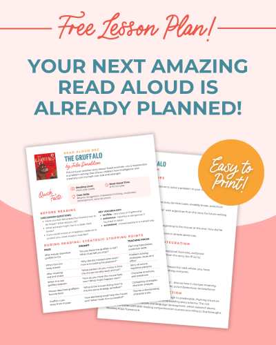 The Gruffalo Lesson Plan