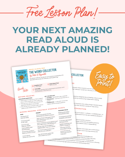 The Word Collector Lesson Plan