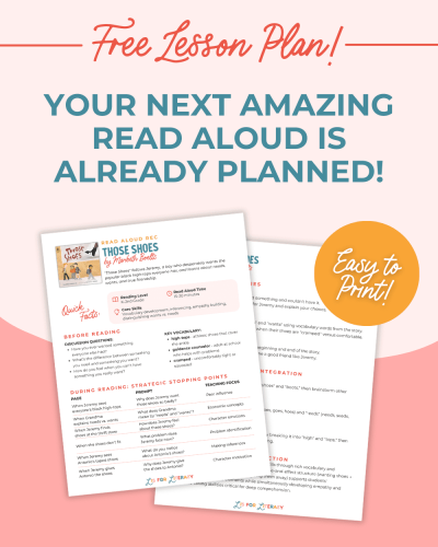 Those Shoes Lesson Plan